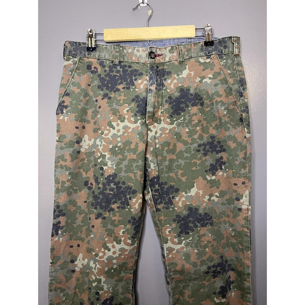 Bullhead Denim Co Pants Mens 34x32 Multicolor Camo Slim Chino Stretch Casual